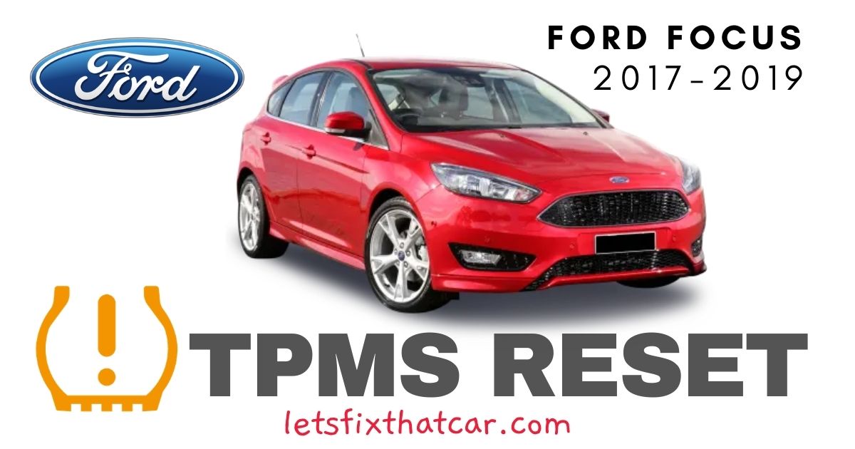 How to Fix a Low Tire Pressure Light on Your Ford Focus