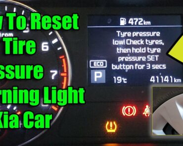 How To Reset The Low Tire Pressure Light in 2022