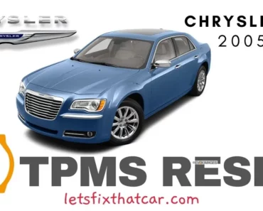 How to Reset a Chrysler 300 Tire Pressure Sensor